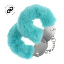 Ouch! Sturdy Fluffy Handcuffs Blue