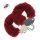 Ouch! Sturdy Fluffy Handcuffs Dark Red