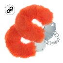 Ouch! Sturdy Fluffy Handcuffs Orange