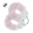 Ouch! Sturdy Fluffy Handcuffs Light Pink