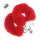 Ouch! Sturdy Fluffy Handcuffs Red