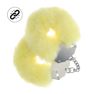 Ouch! Sturdy Fluffy Handcuffs Yellow