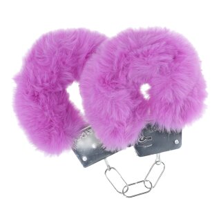 Ouch! Classic Fluffy Handcuffs Purple