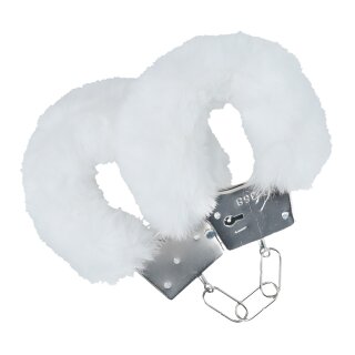 Ouch! Classic Fluffy Handcuffs White