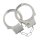 Ouch! Classic Metal Handcuffs Silver