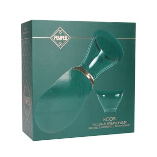 Boost Rechargeable Vulva and Breast Pump Forest Green
