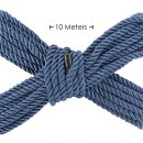Ouch! Polyester Bondage Rope 10 m Dark Blue
