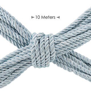 Ouch! Polyester Bondage Rope 10 m Light Blue