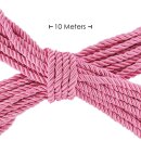 Ouch! Polyester Bondage Rope 10 m Pink
