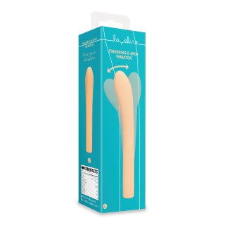 Loveline Fingering G-Spot Vibrator Peach Fuzz