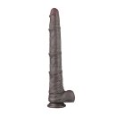 LoveToy Nature Cock Dual Layered Bendable Dildo Schwarz...