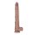 LoveToy Nature Cock Dual Layered Bendable Dildo Beige 40.5 cm Ø 5.7 cm