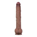 LoveToy Nature Cock Dual Layered Bendable Dildo Beige...