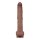 LoveToy Nature Cock Dual Layered Bendable Dildo Beige 37,5 cm Ø 6 cm
