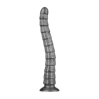 LoveToy Vibrax slider vibrator with suction cup grey 36.8 cm Ø 5.3 cm