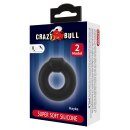 Crazy Bull Kayke Model 2 Penis Ring Black Ø 2.5 cm