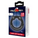 CRAZY BULL Meco Model 15 Penis Ring Black Ø 4 cm
