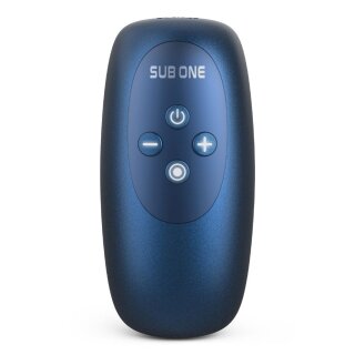 MANWAN Sub One Vibrating Masturbator with Tapping Feature Stellar Blue