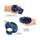 MANWAN Sub One Vibrating Masturbator with Tapping Feature Stellar Blue