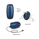 MANWAN Sub One Vibrating Masturbator with Tapping Feature Stellar Blue