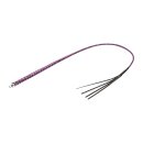 RISE Feather Hard Peitsche Leder Schwarz Lila