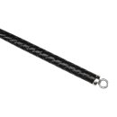 RISE Feather Hard Peitsche Leder Schwarz Lila