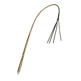 RISE Feather Hard Peitsche Leder Schwarz Gelb