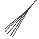 RISE Feather Soft Peitsche Leder Rot Schwarz