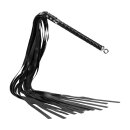 Rise Langer Flogger mit weichen Enden Schwarz