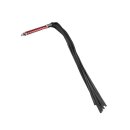 Rise Langer Flogger mit weichen Enden Rot Schwarz
