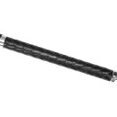 Rise Langer Flogger mit harten Enden Schwarz