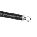 Rise Langer Flogger mit harten Enden Schwarz