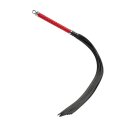 Rise Langer Flogger mit harten Enden Rot