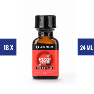 Rush Zero Red Distilled 24 ml 18-144 Stück