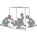 Secret Dome Kink Club Cabin Scandale Black & Red