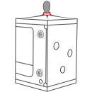 Secret Dome Kink Club Cabin Scandale Black & Red