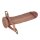 LoveToy Ingen Strap-On mit hohlem Dildo Beige 17,5 cm Ø 5 cm Taille 86 cm