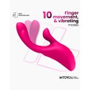 IY Derek Vibrator with Finger Motion and App Control Pink 18 cm Ø 5.5 cm