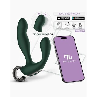 IY Greeny Prostata Massager mit Vibration und App-Steuerung Grün Ø 2,5 cm