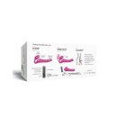 Strap-On-Me Biegsamer Strap-On-Vibrator mit Fernbedienung Pink 18 cm
