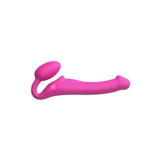 Strap-On-Me flexible strap-on vibrator with remote control pink 19 cm