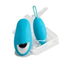 DORR Spot Duo Vibro-Ei mit Fernbedienung Türkis 8,5 cm Ø 4,4 cm
