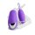DORR Spot Duo Vibrating Egg with Remote Purple 8.5 cm Ø 4.4 cm