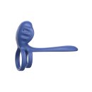 XOCOON Couples Slimline Vibrator Ring 11 cm Blue