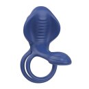 XOCOON Couples Slimline Vibrator Ring 11 cm Blue