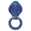 XOCOON Couples Slimline Vibrator Ring 11 cm Blue