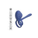 XOCOON Couples Slimline Vibrator Ring 11 cm Blue