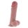 TOYJOY Deluxe Dual Density Thick Dildo TPE 23 cm  ø 5,5 cm  Beige