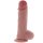TOYJOY Deluxe Dual Density Thick Dildo TPE 23 cm  ø 5,5 cm  Beige