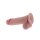 TOYJOY Deluxe Dual Density Thick Dildo TPE 23 cm  ø 5,5 cm  Beige
